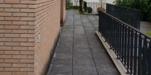 Terraço sem grama sintética