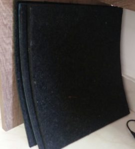 Piso de Borracha preto