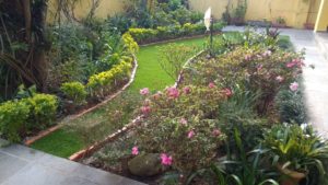 Jardim com grama sintética para jardim - Mundo Grama