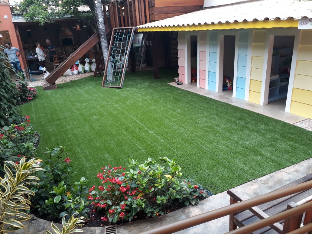 Grama sintética para jardim