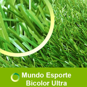 Grama sintética esportiva - Mundo Esporte Bicolor