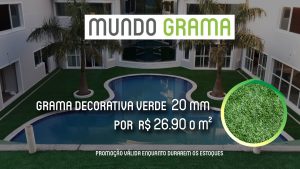 Promoção grama sintética decorativa 20 mm