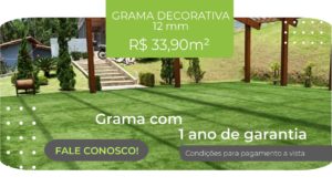 Promogração grama sintetica decorativa