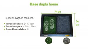 Base sanitizante dupla - home