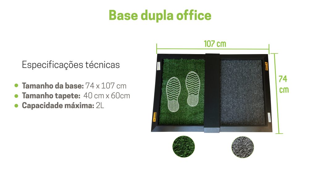 Base sanitizante dupla - office