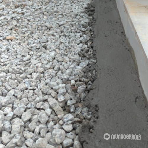 Inicio do contrapiso