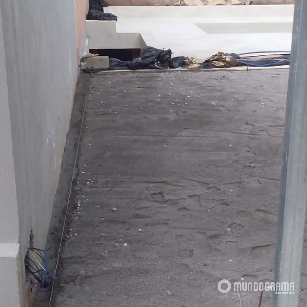 Preparação do contrapiso