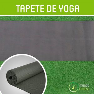 Treine em casa com tapete de yoga