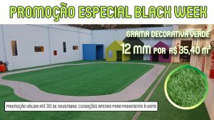 promoção de grama sintética